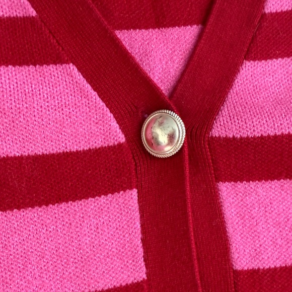 Rachel Zoe Vibrant Pink and Red Cardigan - Picture 5 of 6